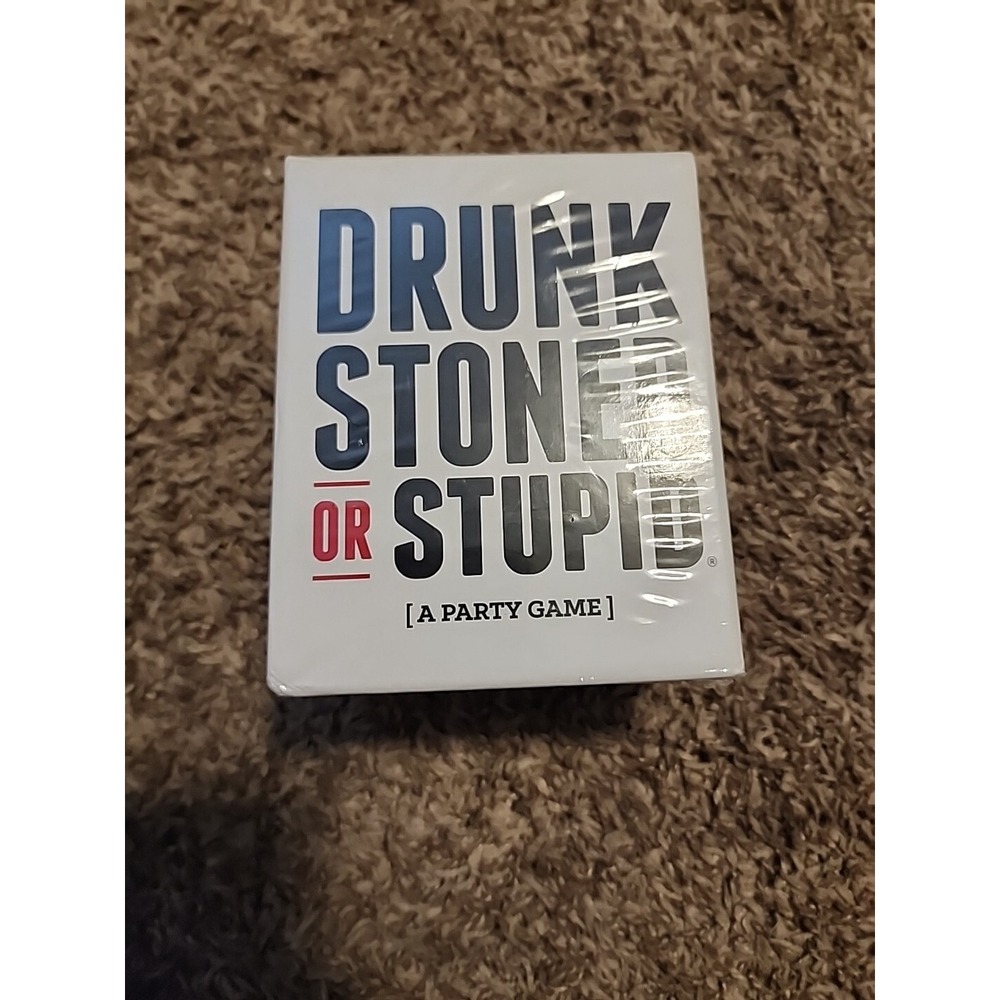 DRUNK STONED OR STUPID [A Party Game] New. Never‎ Opened.